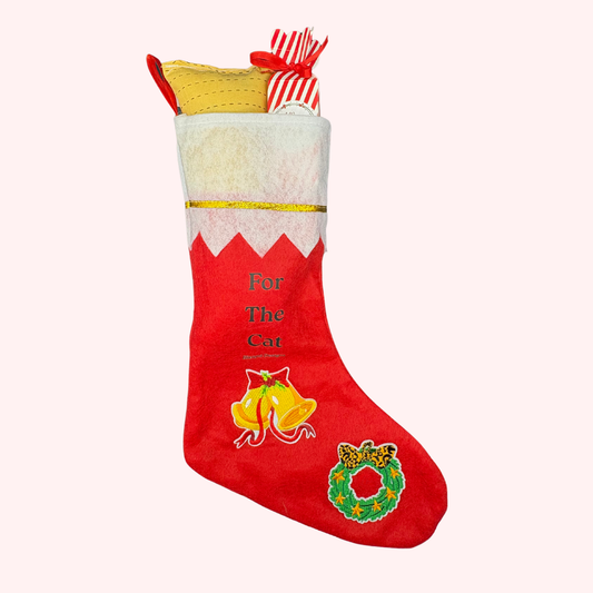 Cat Filled Christmas Stocking