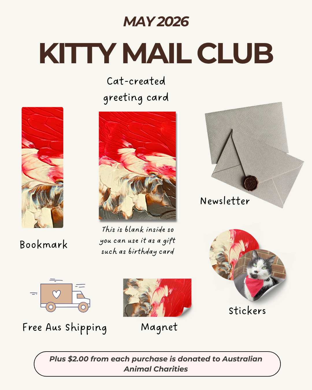 Kitty Mail Club May Edition