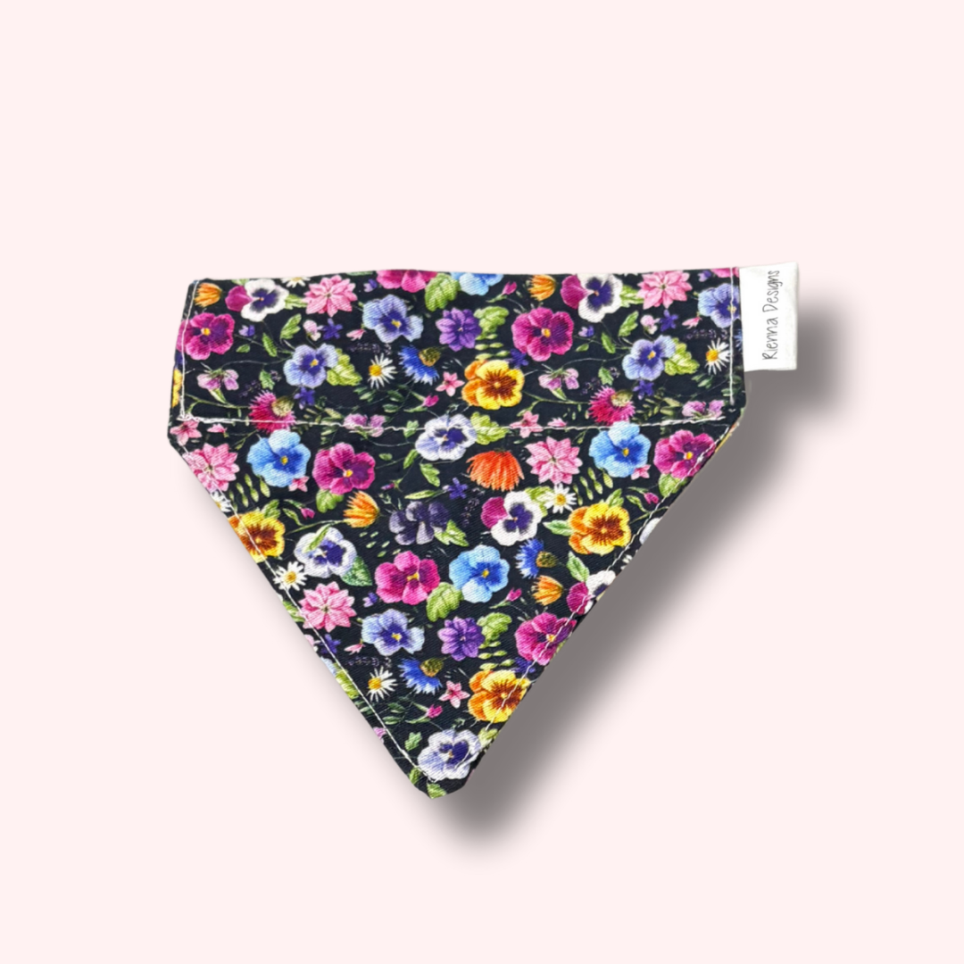 Over the Collar Cat Bandana - Flowers